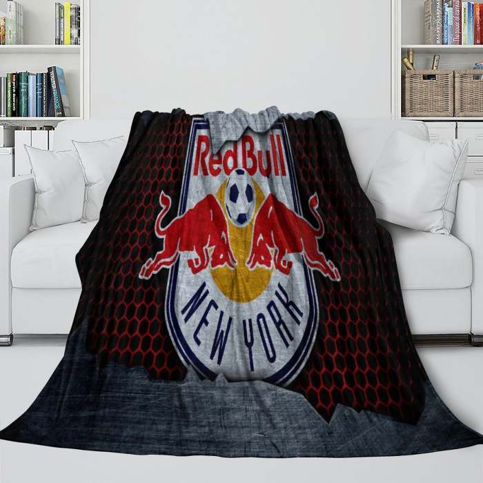 York Red Bulls Blanket Flannel Fleece Throw Room Decoration