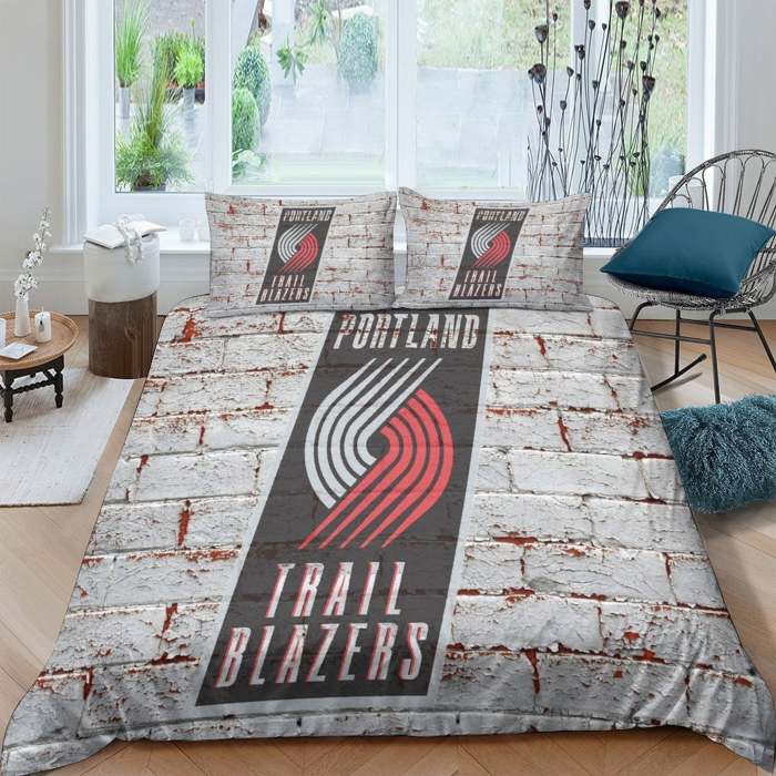 Portland Trail Blazers Bedding Set Duvet Cover Without Filler