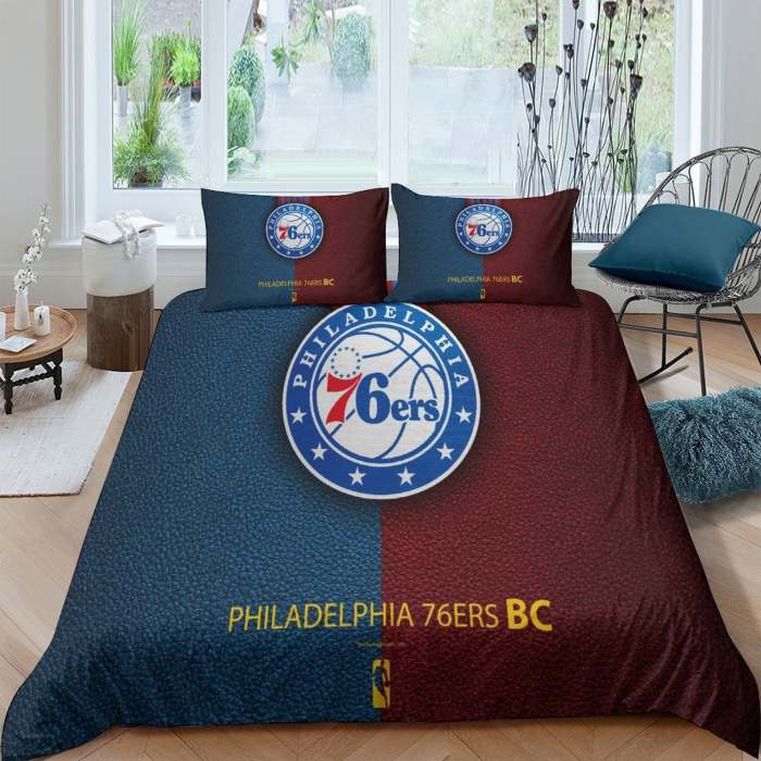 Philadelphia 76Ers Bedding Set Duvet Cover Without Filler