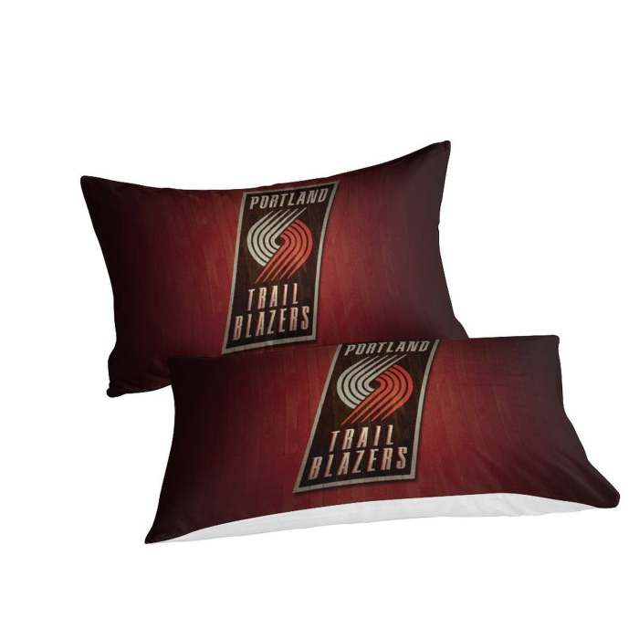 Portland Trail Blazers Bedding Set Duvet Cover Without Filler
