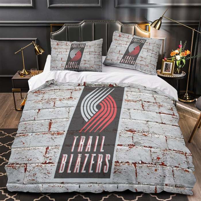 Portland Trail Blazers Bedding Set Duvet Cover Without Filler
