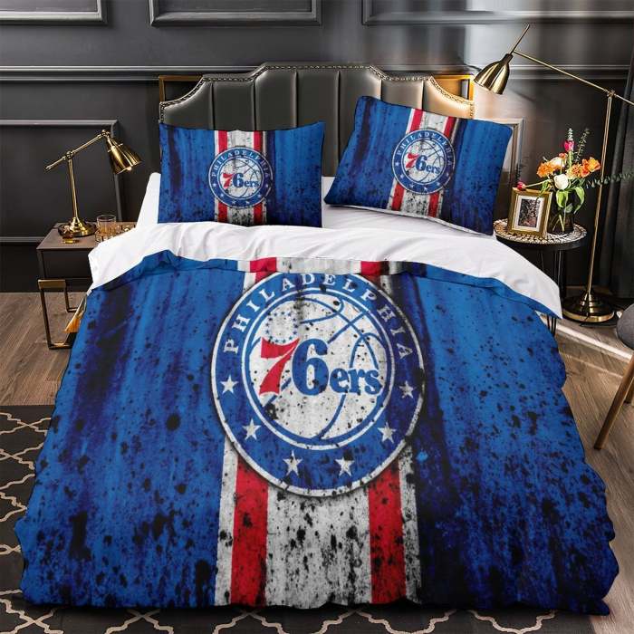 Philadelphia 76Ers Bedding Set Duvet Cover Without Filler