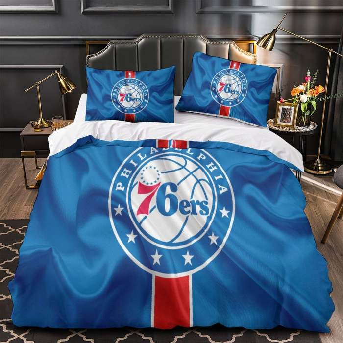 Philadelphia 76Ers Bedding Set Duvet Cover Without Filler