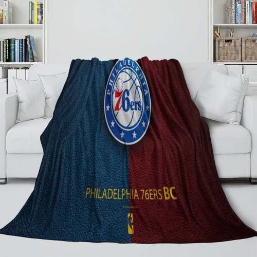 Philadelphia 76Ers Blanket Flannel Fleece Throw Room Decoration