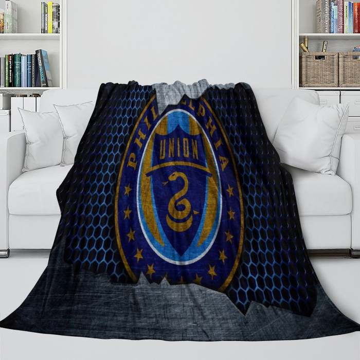 Philadelphia Union Blanket Flannel Fleece Throw Room Decoration