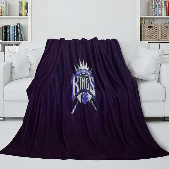 Sacramento Kings Blanket Flannel Fleece Throw Room Decoration