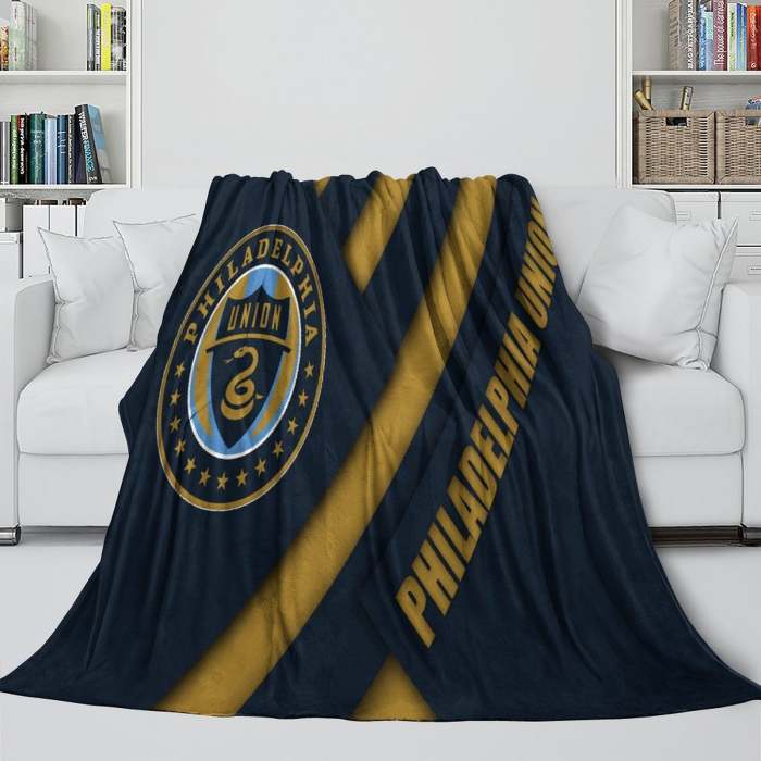 Philadelphia Union Blanket Flannel Fleece Throw Room Decoration