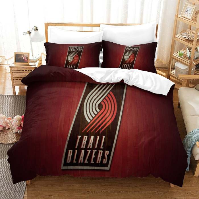 Portland Trail Blazers Bedding Set Duvet Cover Without Filler