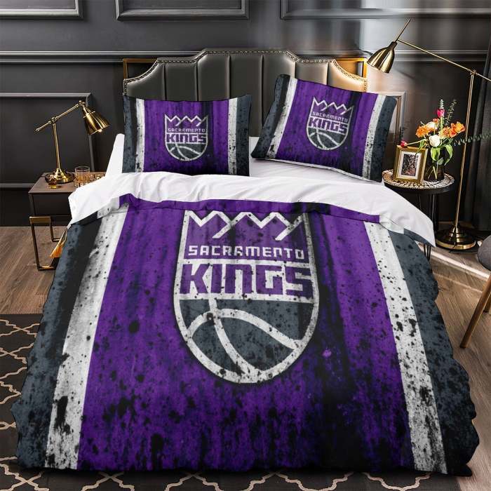 Sacramento Kings Bedding Set Duvet Cover Without Filler
