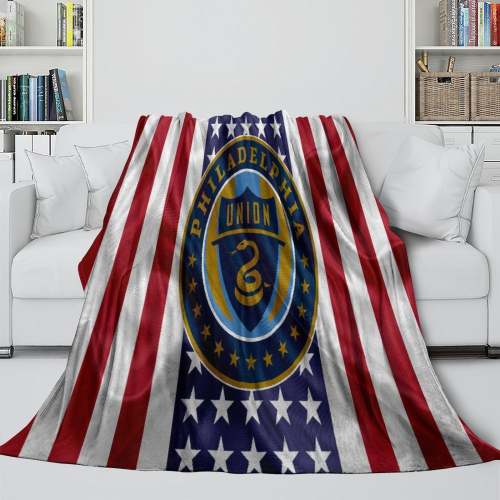 Philadelphia Union Blanket Flannel Fleece Throw Room Decoration