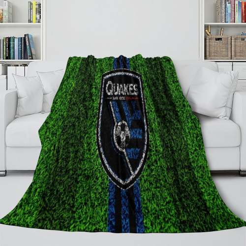 San Jose Earthquakes Blanket Flannel Fleece Throw Room Decoration