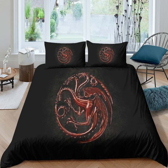 House Of The Dragon Bedding Set Duvet Cover Without Filler