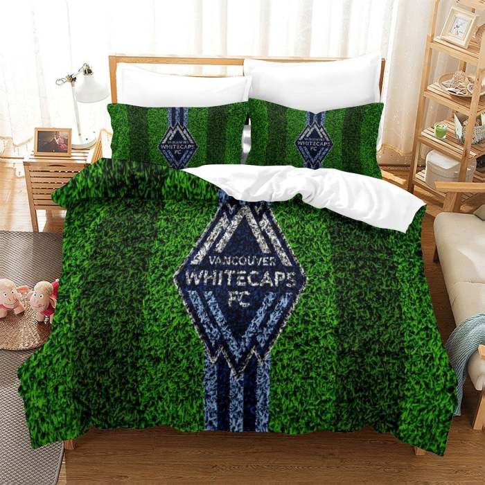 Vancouver Whitecaps Fc Bedding Set Duvet Cover Without Filler