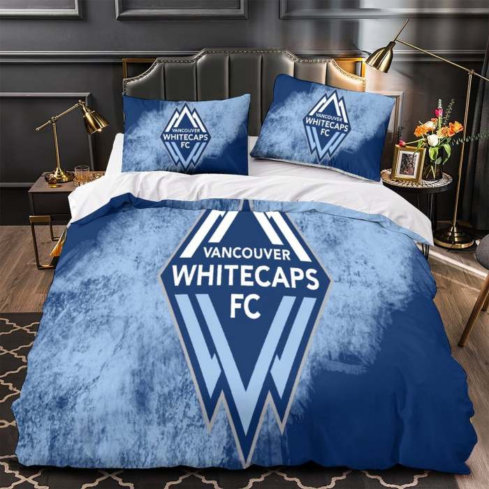 Vancouver Whitecaps Fc Bedding Set Duvet Cover Without Filler