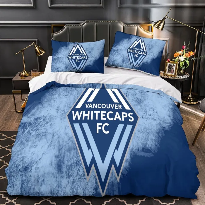 Vancouver Whitecaps Fc Bedding Set Duvet Cover Without Filler