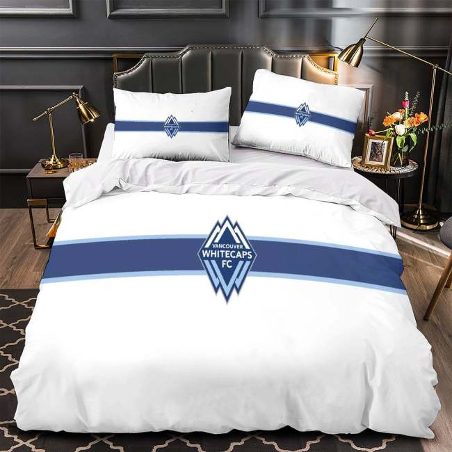 Vancouver Whitecaps Fc Bedding Set Duvet Cover Without Filler
