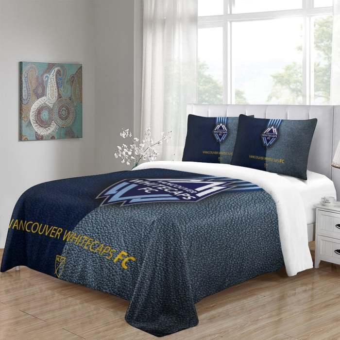 Vancouver Whitecaps Fc Bedding Set Duvet Cover Without Filler