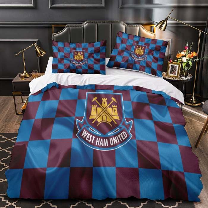 West Ham United Bedding Set Duvet Cover Without Filler