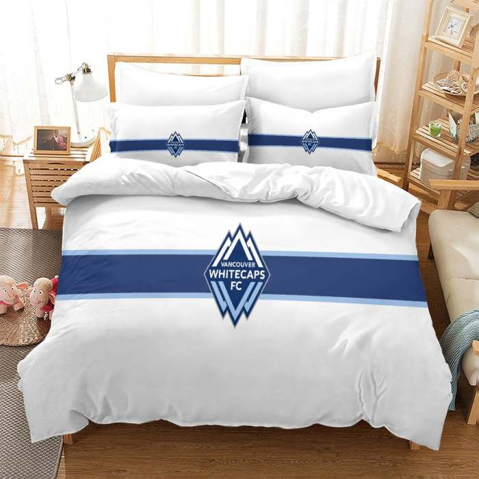 Vancouver Whitecaps Fc Bedding Set Duvet Cover Without Filler