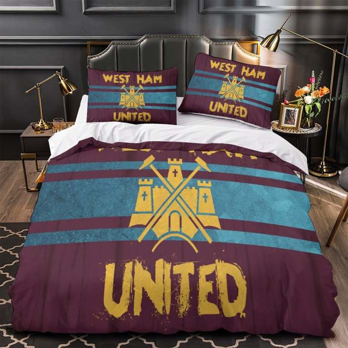 West Ham United Bedding Set Duvet Cover Without Filler