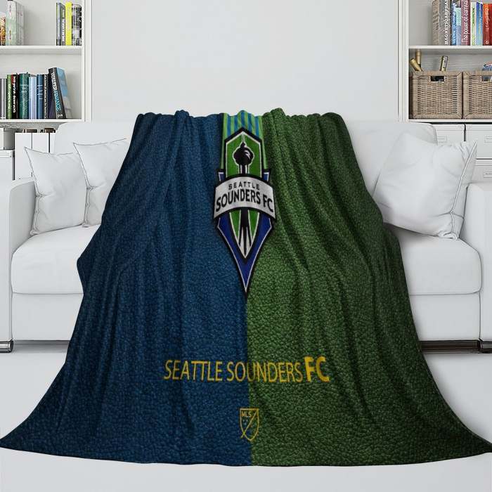 Seattle Sounders Fc Blanket Flannel Fleece Throw Room Decoration