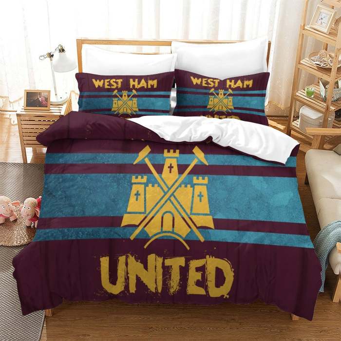 West Ham United Bedding Set Duvet Cover Without Filler