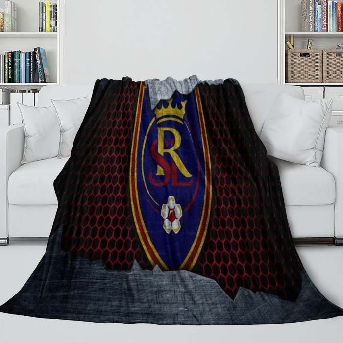 Real Salt Lake Blanket Flannel Fleece Throw Room Decoration