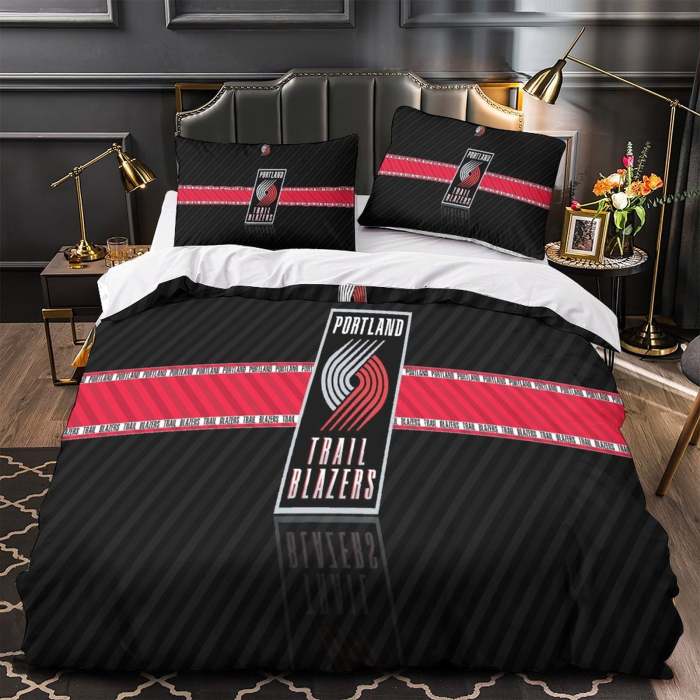 Portland Trail Blazers Bedding Set Duvet Cover Without Filler