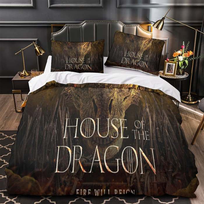 House Of The Dragon Bedding Set Duvet Cover Without Filler