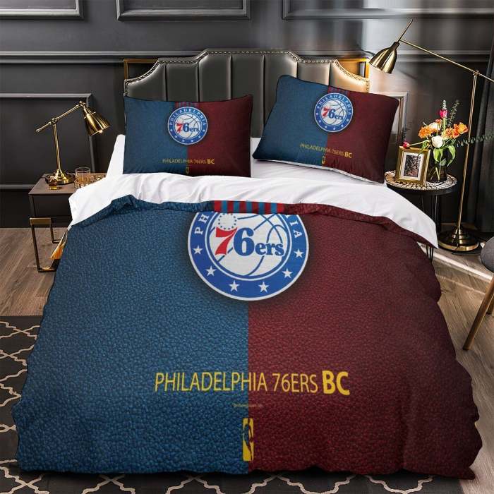 Philadelphia 76Ers Bedding Set Duvet Cover Without Filler