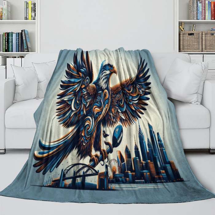 Philadelphia Eagles Blanket Flannel Fleece Throw Room Decoration