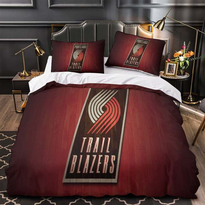 Portland Trail Blazers Bedding Set Duvet Cover Without Filler