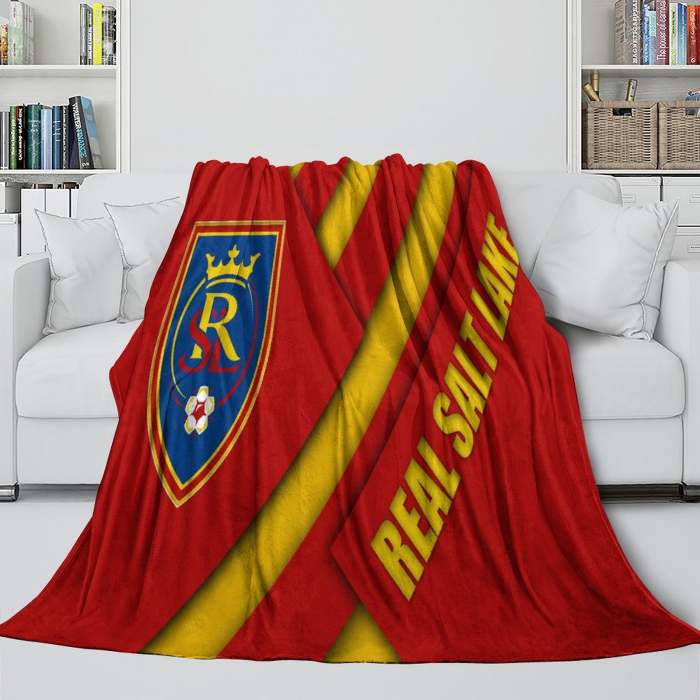 Real Salt Lake Blanket Flannel Fleece Throw Room Decoration