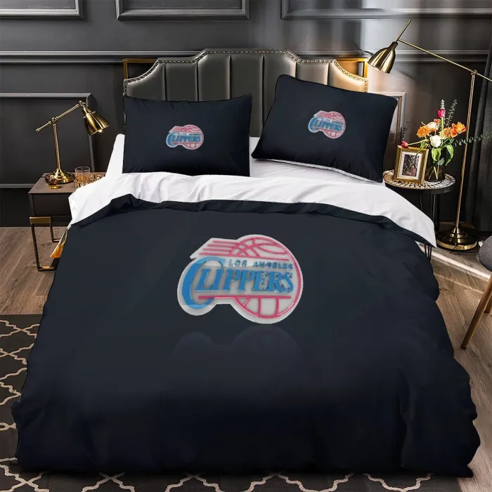 Los Angeles Clippers Bedding Set Duvet Cover Without Filler