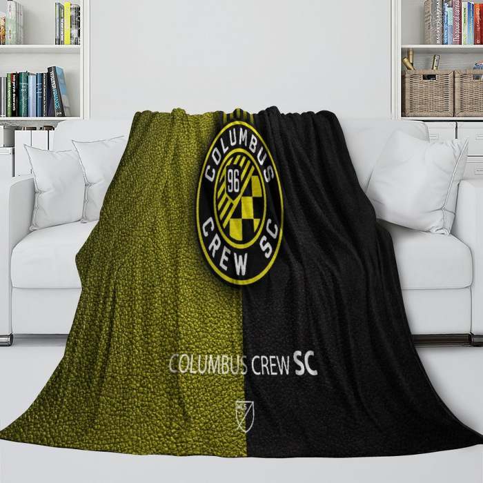 Columbus Crew Sc Blanket Flannel Fleece Throw Room Decoration