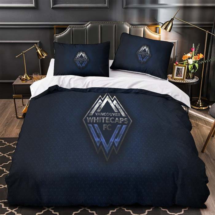 Vancouver Whitecaps Fc Bedding Set Duvet Cover Without Filler