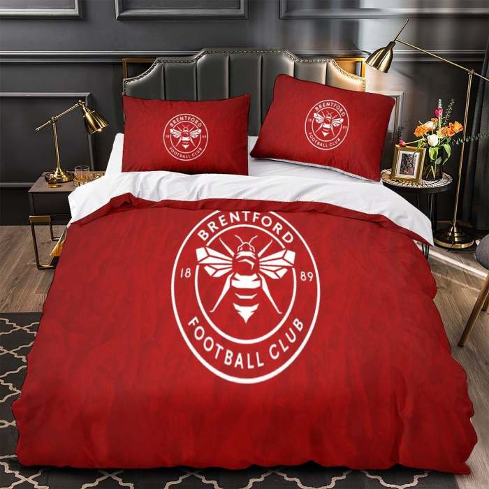 Brentford Fc Bedding Set Duvet Cover Without Filler