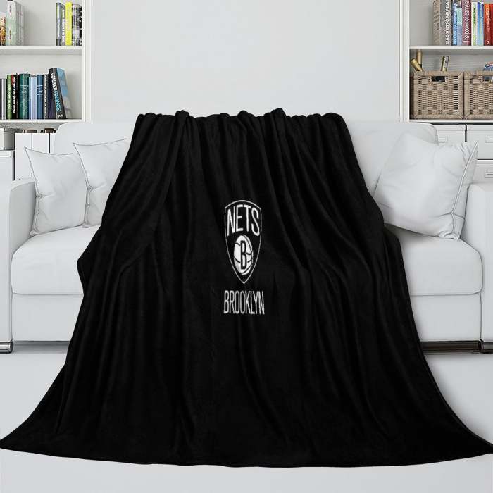 Brooklyn Nets Blanket Flannel Fleece Throw Room Decoration