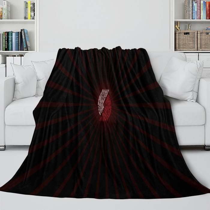 Portland Trail Blazers Blanket Flannel Fleece Throw Room Decoration