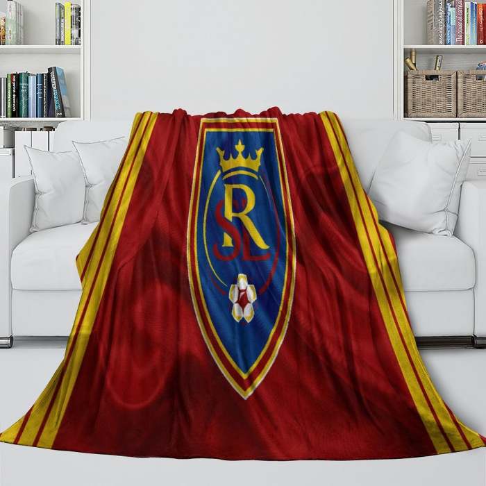 Real Salt Lake Blanket Flannel Fleece Throw Room Decoration