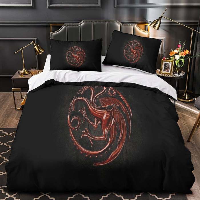 House Of The Dragon Bedding Set Duvet Cover Without Filler