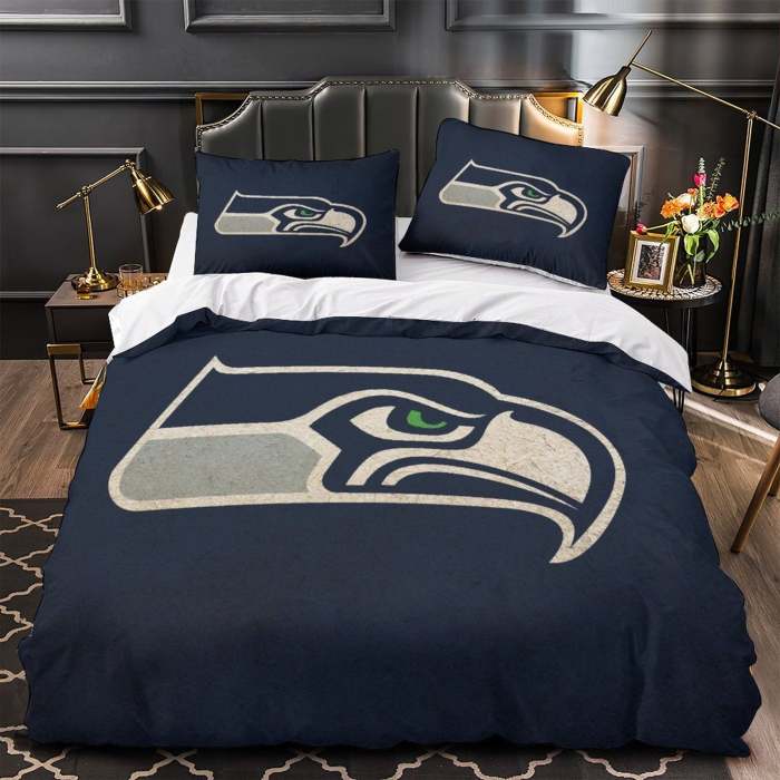 Seattle Seahawks Bedding Set Duvet Cover Without Filler