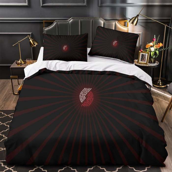 Portland Trail Blazers Bedding Set Duvet Cover Without Filler