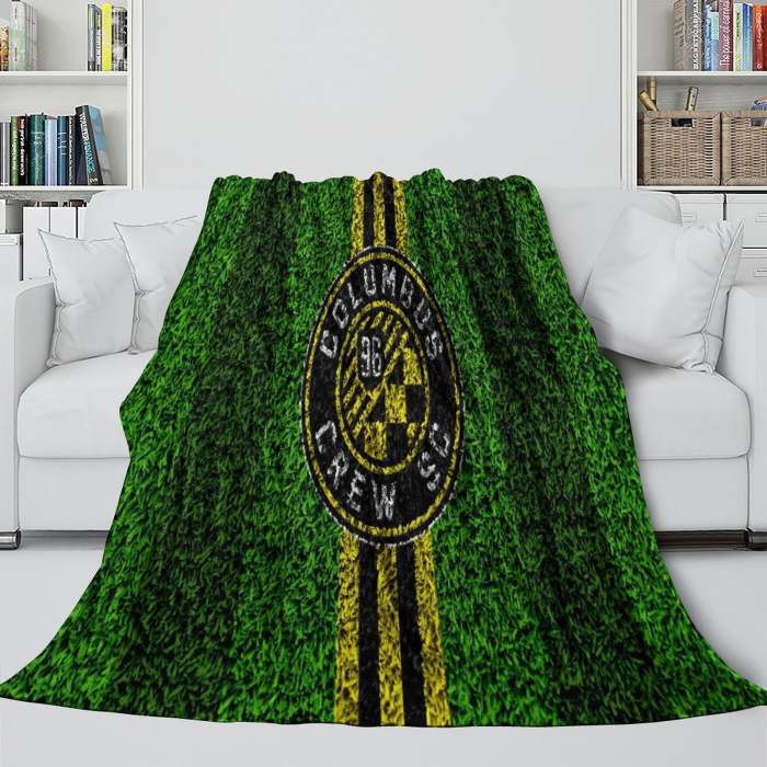 Columbus Crew Sc Blanket Flannel Fleece Throw Room Decoration
