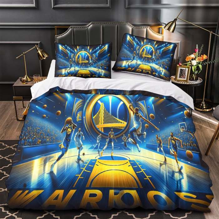 Golden State Warriors Bedding Set Duvet Cover Without Filler
