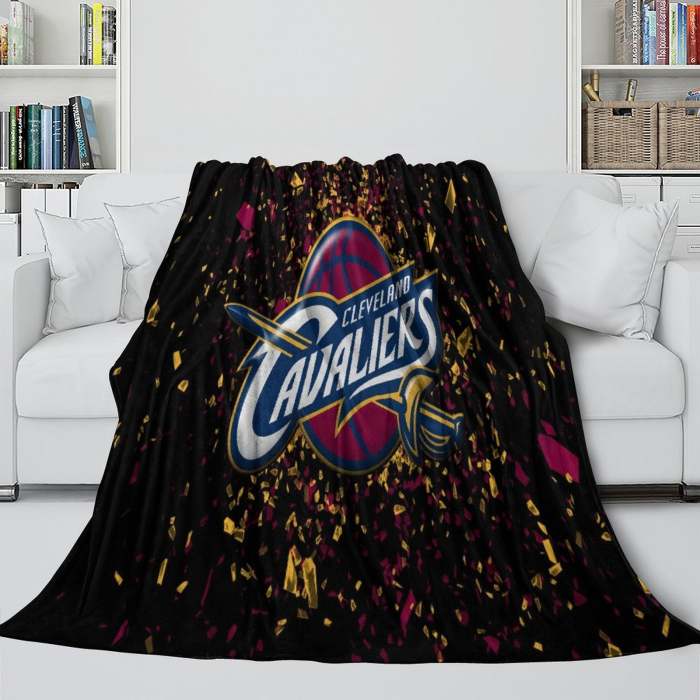 Cleveland Cavaliers Blanket Flannel Fleece Throw Room Decoration