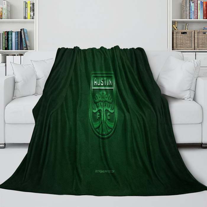 Austin Fc Blanket Flannel Fleece Throw Room Decoration