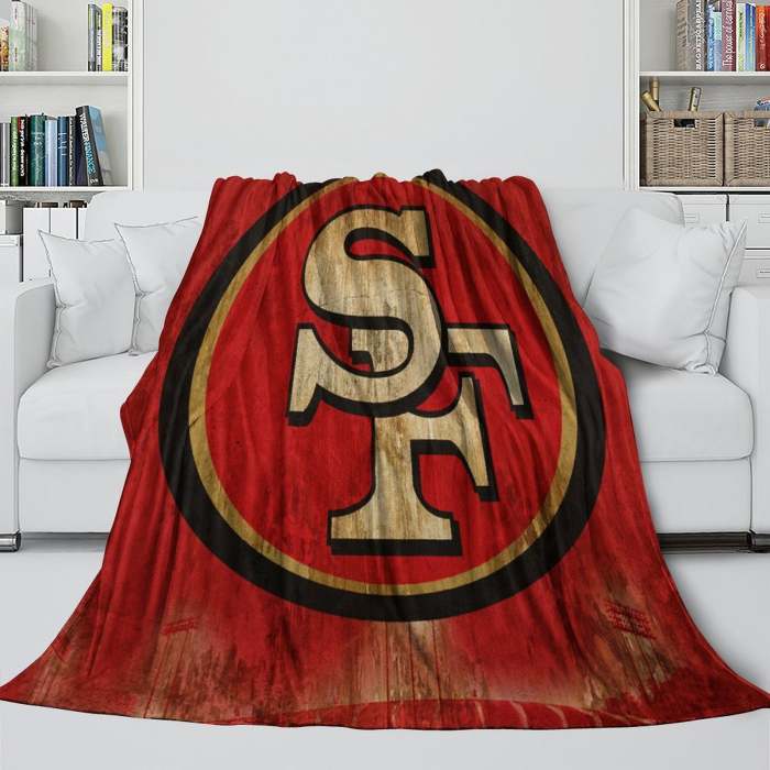 San Francisco 49Ers Blanket Flannel Fleece Throw Room Decoration