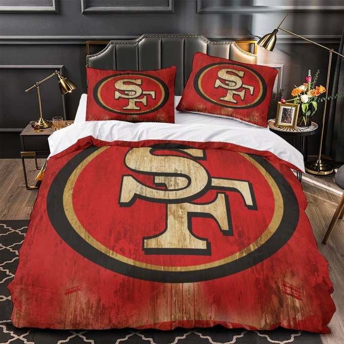 San Francisco 49Ers Bedding Set Duvet Cover Without Filler