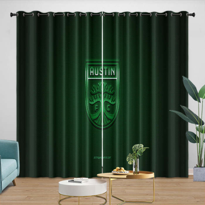 Austin Fc Curtains Blackout Window Drapes Room Decoration